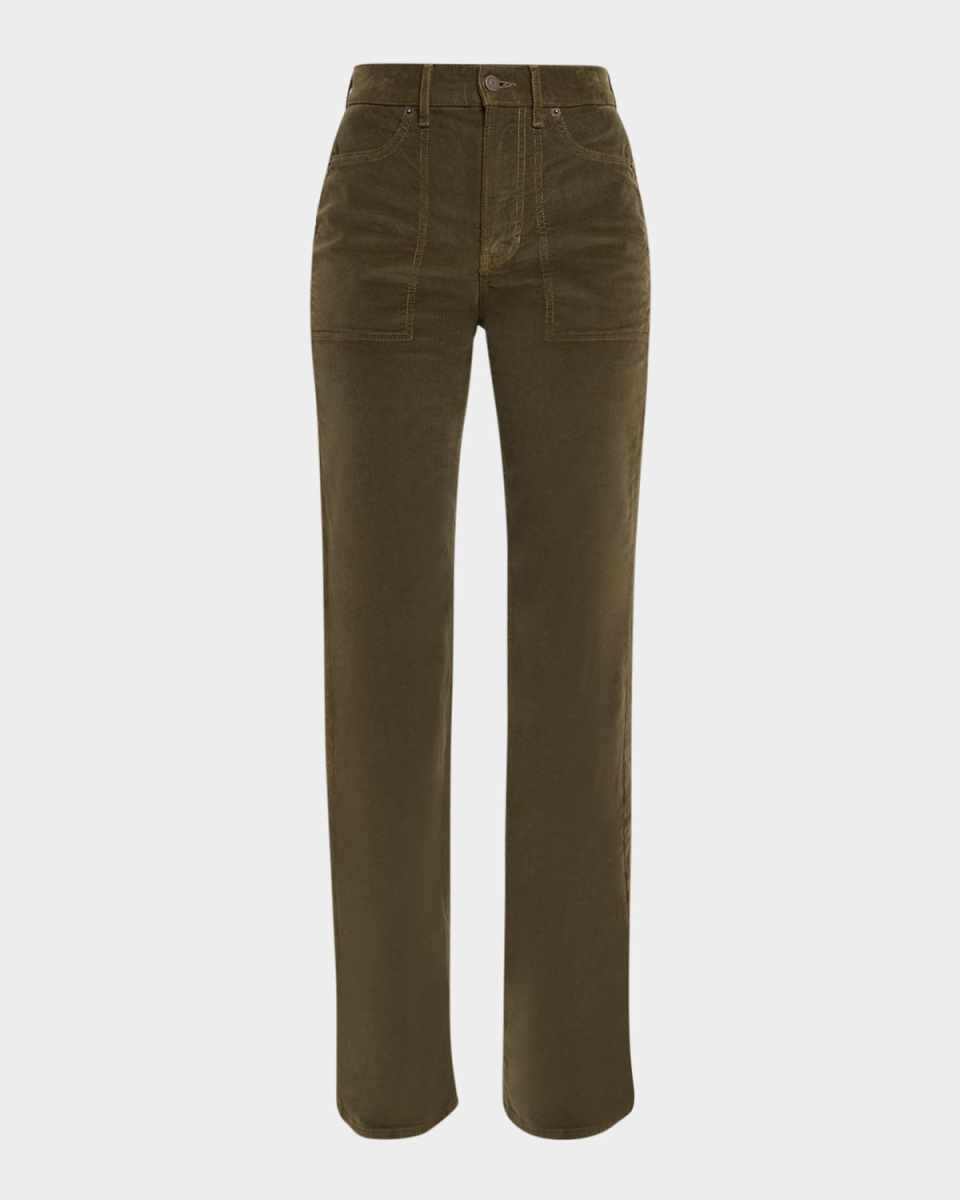 Crosbie High-Rise Wide-Leg Corduroy Jeans